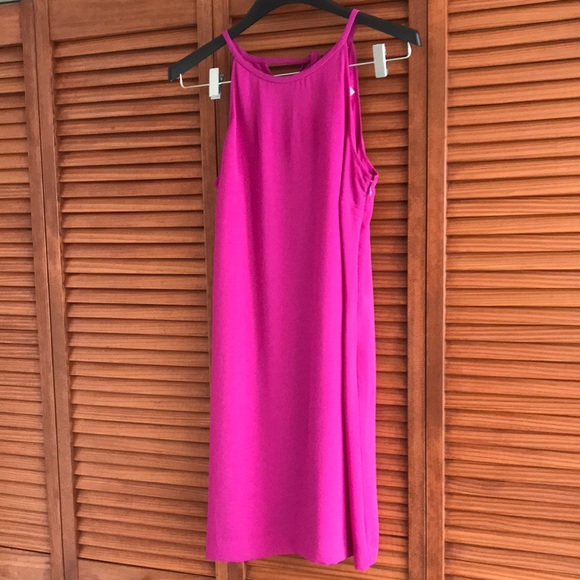 Banana Republic Dresses & Skirts - Banana Republic fuschia washed silk sleeveless dress